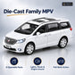 die-cast MPV model – white – Benefits