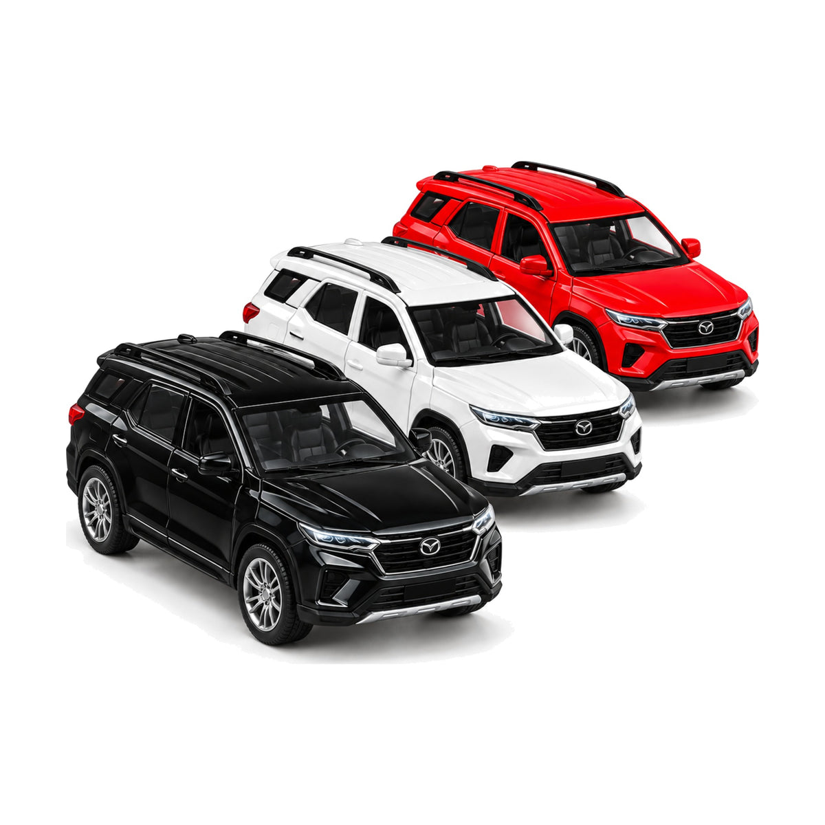 1:32 die-cast Fortuner SUV model – all colours