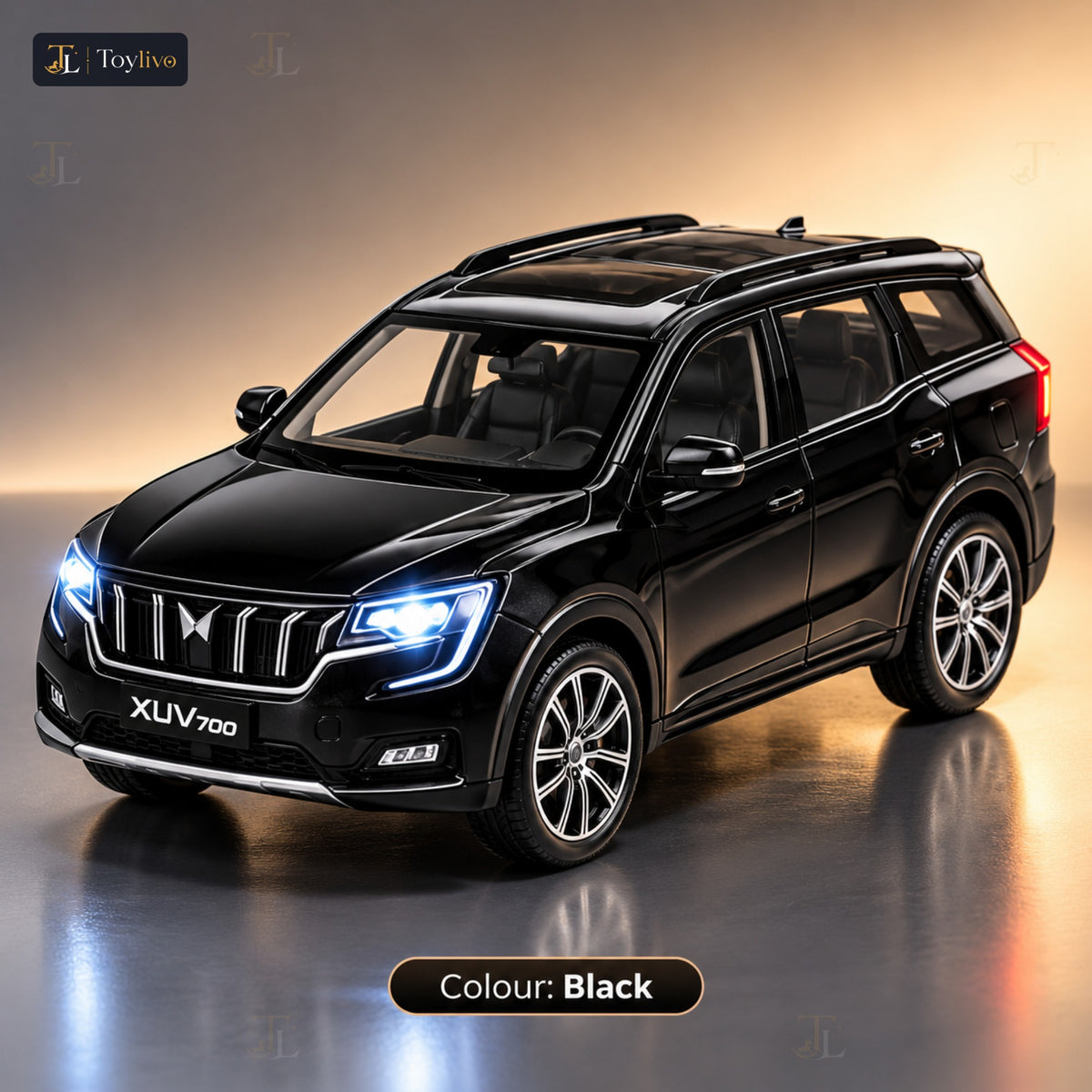 1:32 die-cast XUV700 SUV model – black