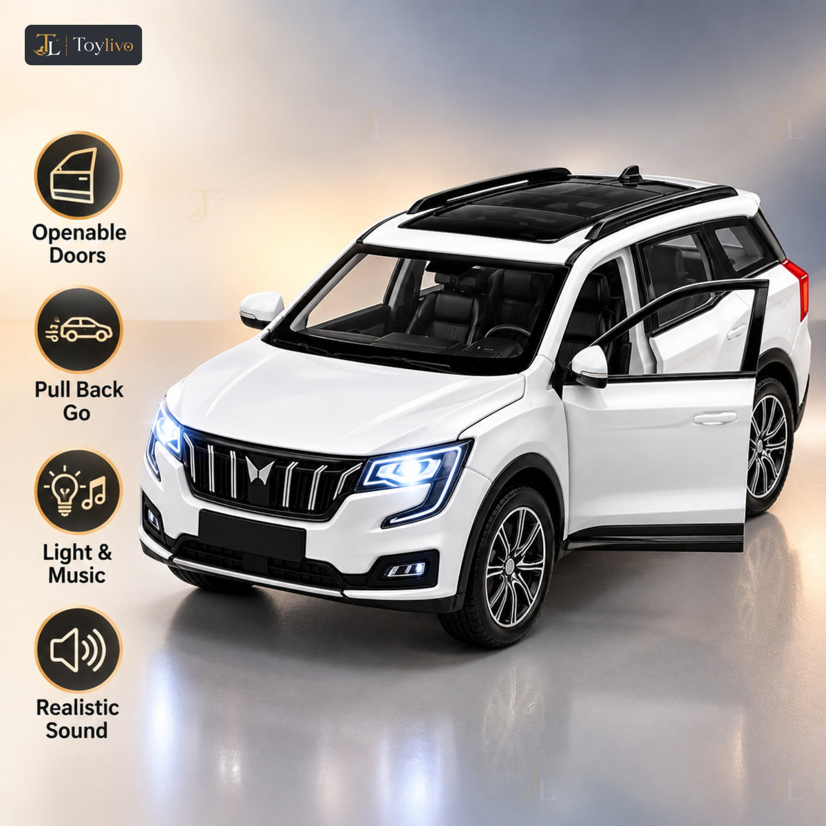 1:32 die-cast XUV700 SUV model – features