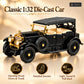 1:32 die-cast vintage open-tourer model – black – Benefits