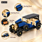 1:32 die-cast vintage open-tourer model – blue – Key features