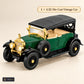 1:32 die-cast vintage open-tourer model – green – Size / what is included