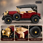 1:32 die-cast vintage open-tourer model – wine red – Details and close-ups