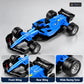 1:36 die-cast formula racing car model – blue – Details and close-ups
