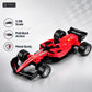 1:36 die-cast formula racing car model – red – Key features