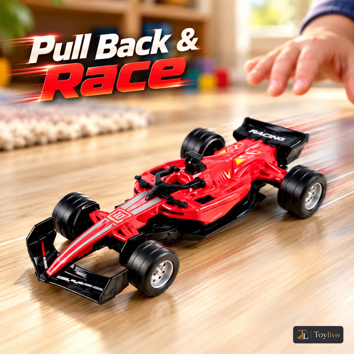 1:36 die-cast formula racing car model – red – Lifestyle