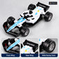 1:36 die-cast formula racing car model – white – Details and close-ups