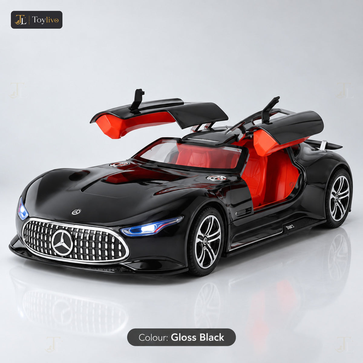 1:24 Die-Cast Mercedes AMG Vision GT – gloss black