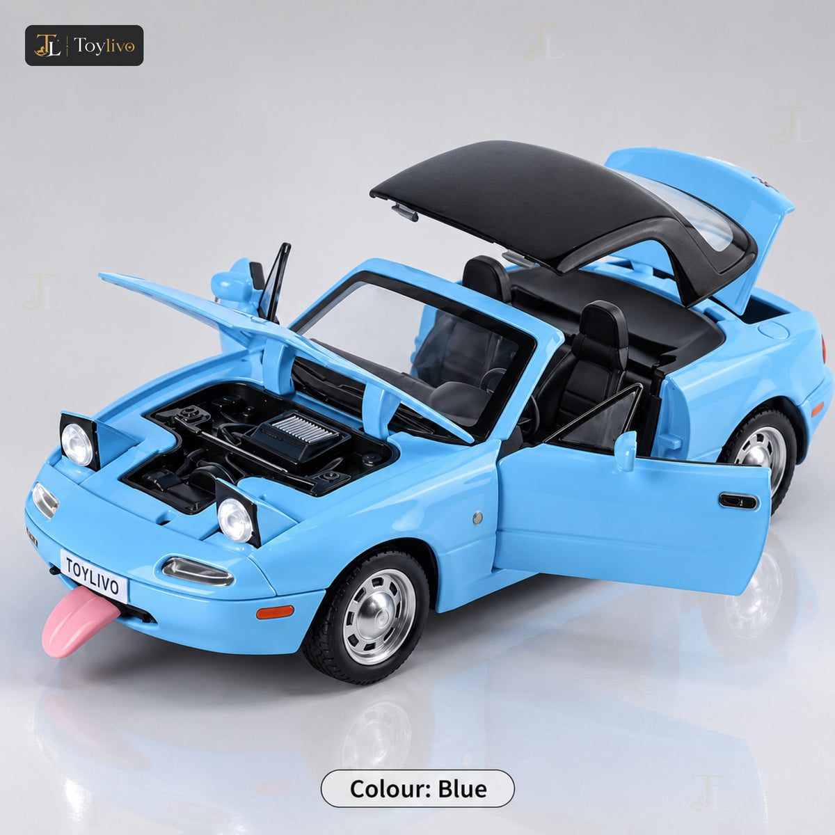 1:24 Die-Cast Mazda MX-5 Convertible – blue