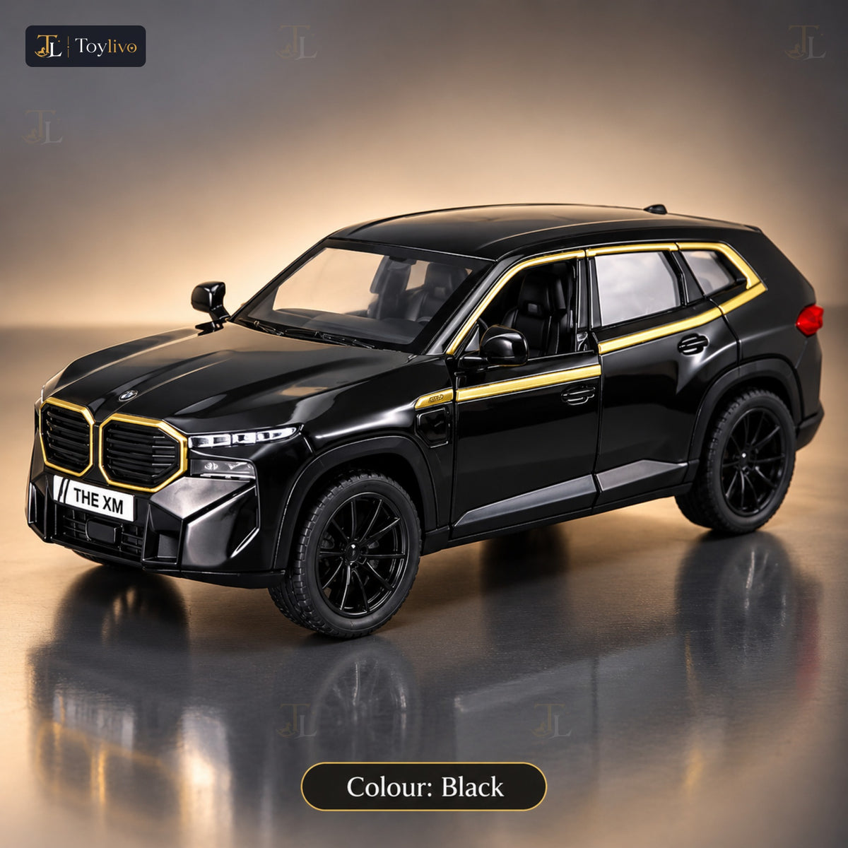 1:32 die-cast performance SUV model – black