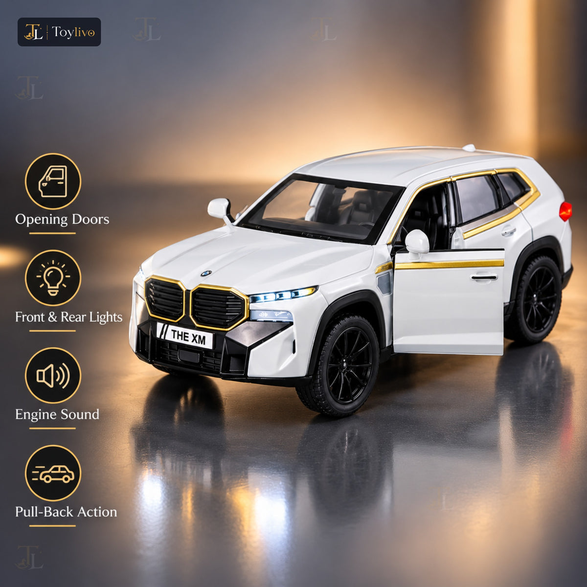 1:32 die-cast performance SUV model – features