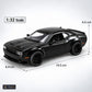 1:32 die-cast muscle coupé model – black – Size / what is included