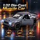 1:32 die-cast muscle coupé model – grey – Benefits