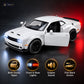 1:32 die-cast muscle coupé model – white – Key features