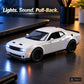 1:32 die-cast muscle coupé model – white – Lifestyle