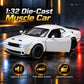 1:32 die-cast muscle coupé model – white – Benefits