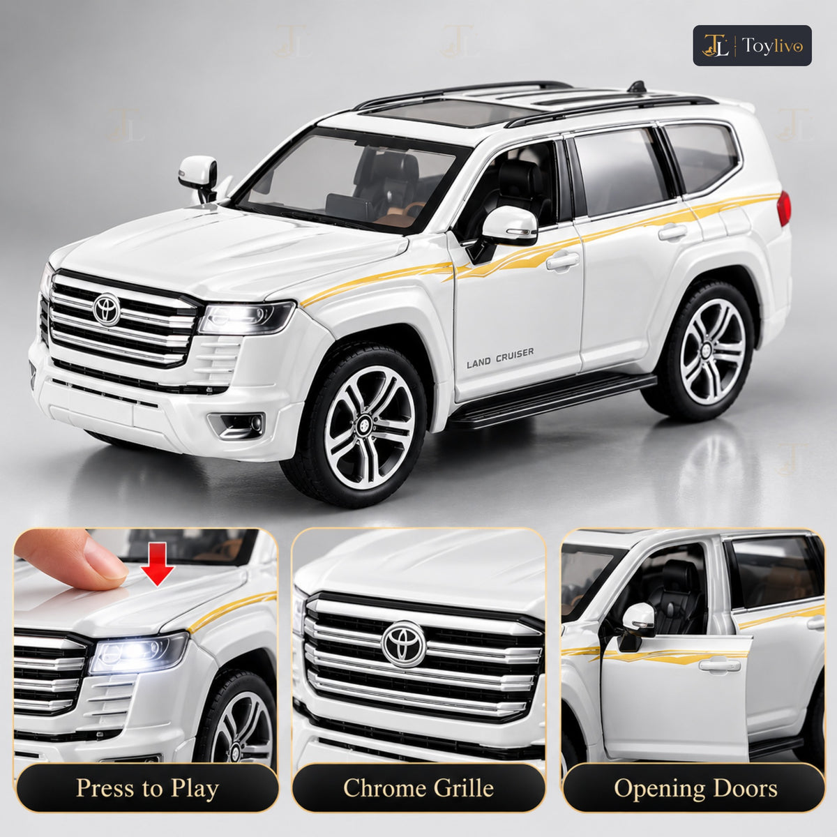 1:32 die-cast full-size SUV model – features