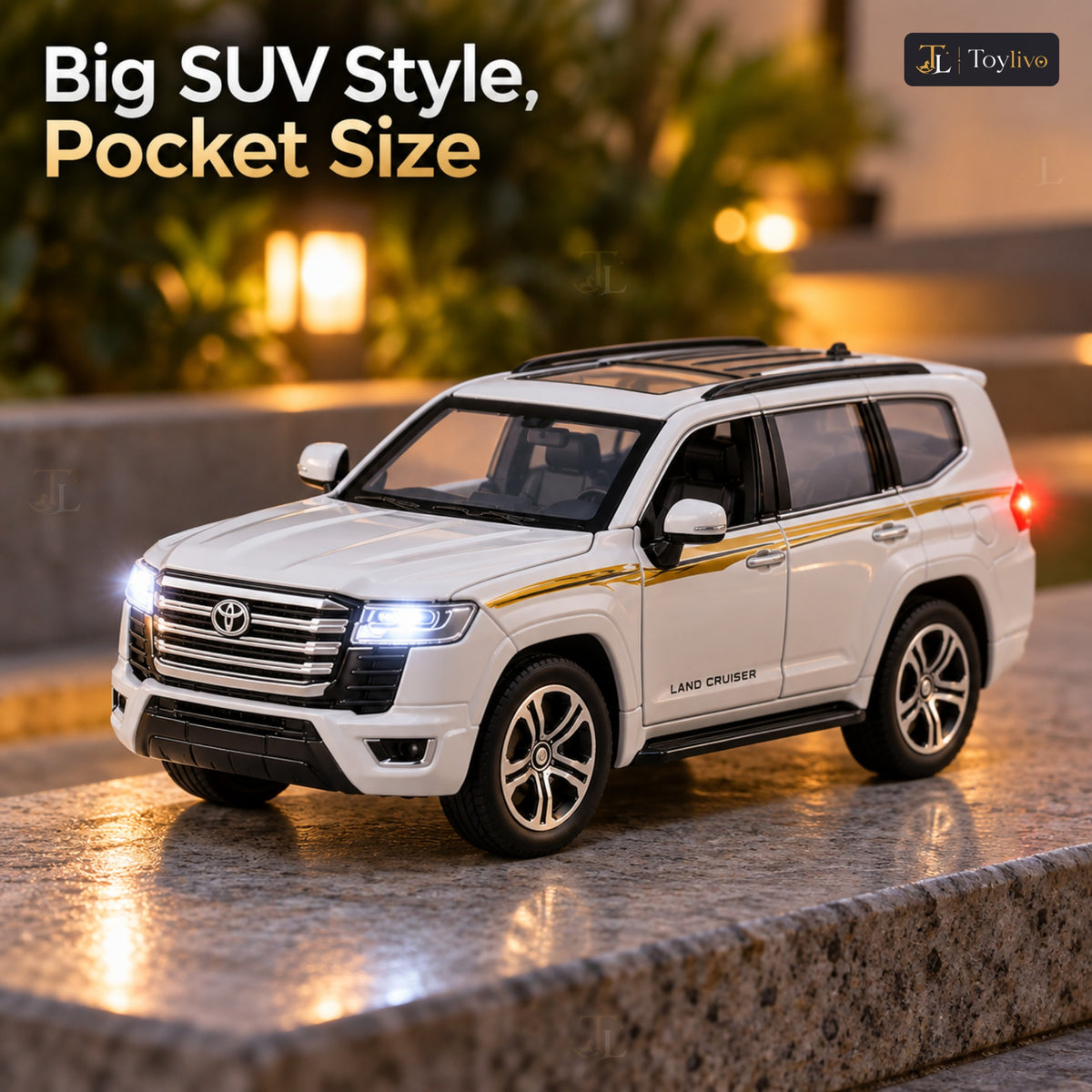 1:32 die-cast full-size SUV model – features
