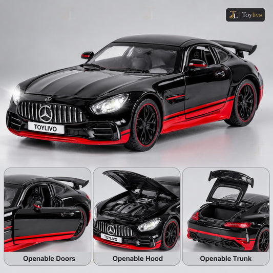 1:24 Die-Cast Mercedes AMG GT Sports Car – features