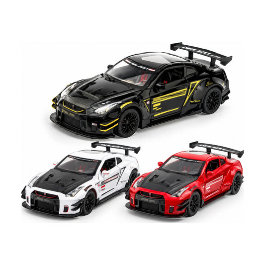 1:24 Die-Cast Nissan GT-R Racing Car – all colours