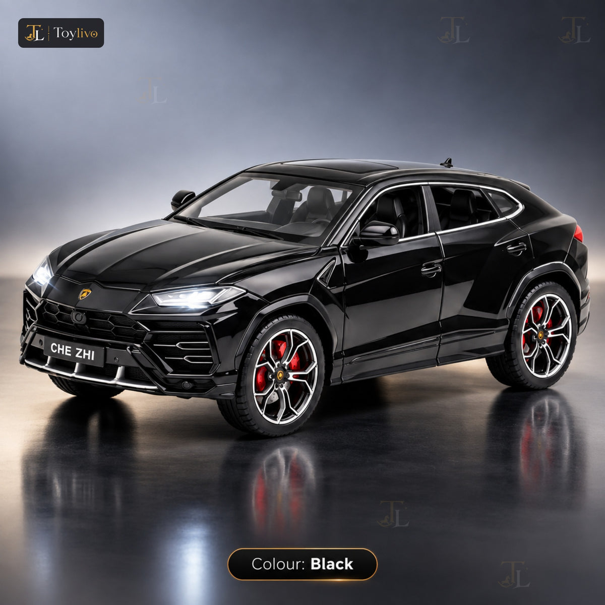 1:24 die-cast Urus style SUV model – black