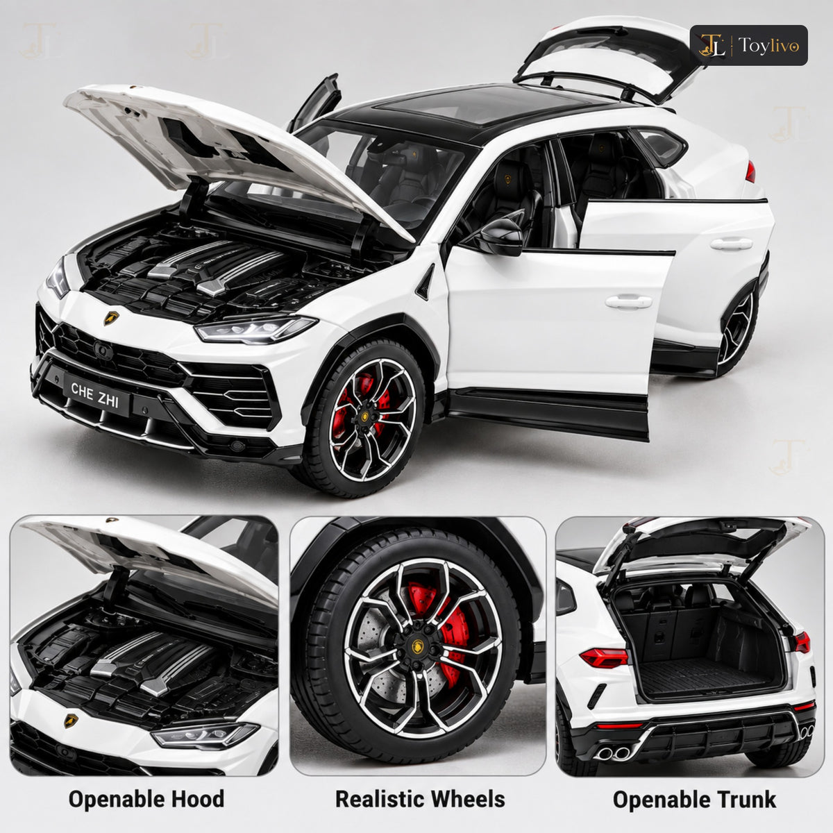 1:24 die-cast Urus style SUV model – features