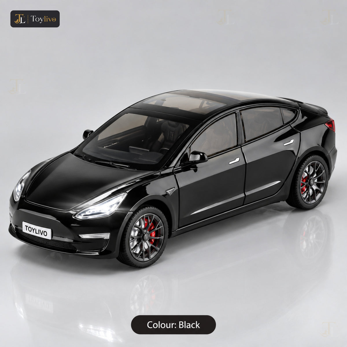 1:24 Die-Cast Tesla Model 3 – black