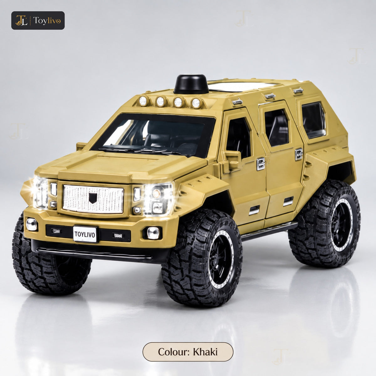 1:24 Die-Cast Armoured Off-Road SUV – khaki