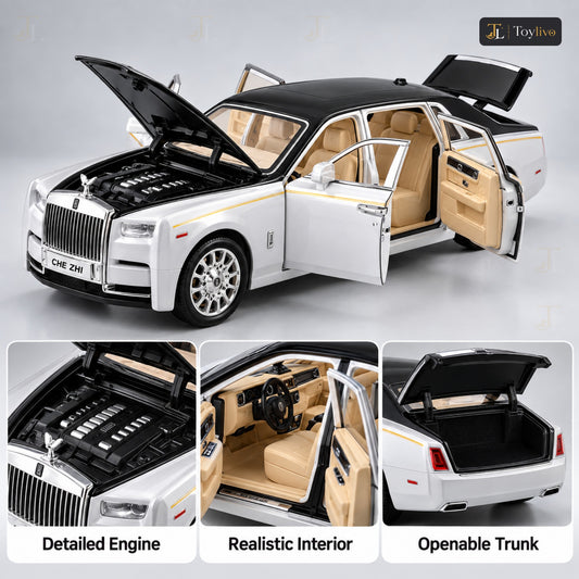 1:32 die-cast Rolls Royce luxury car – features