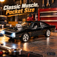 1:32 die-cast classic muscle car model – black – Lifestyle