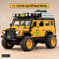 1:24 die-cast off-road expedition vehicle – yellow – Size / what is included