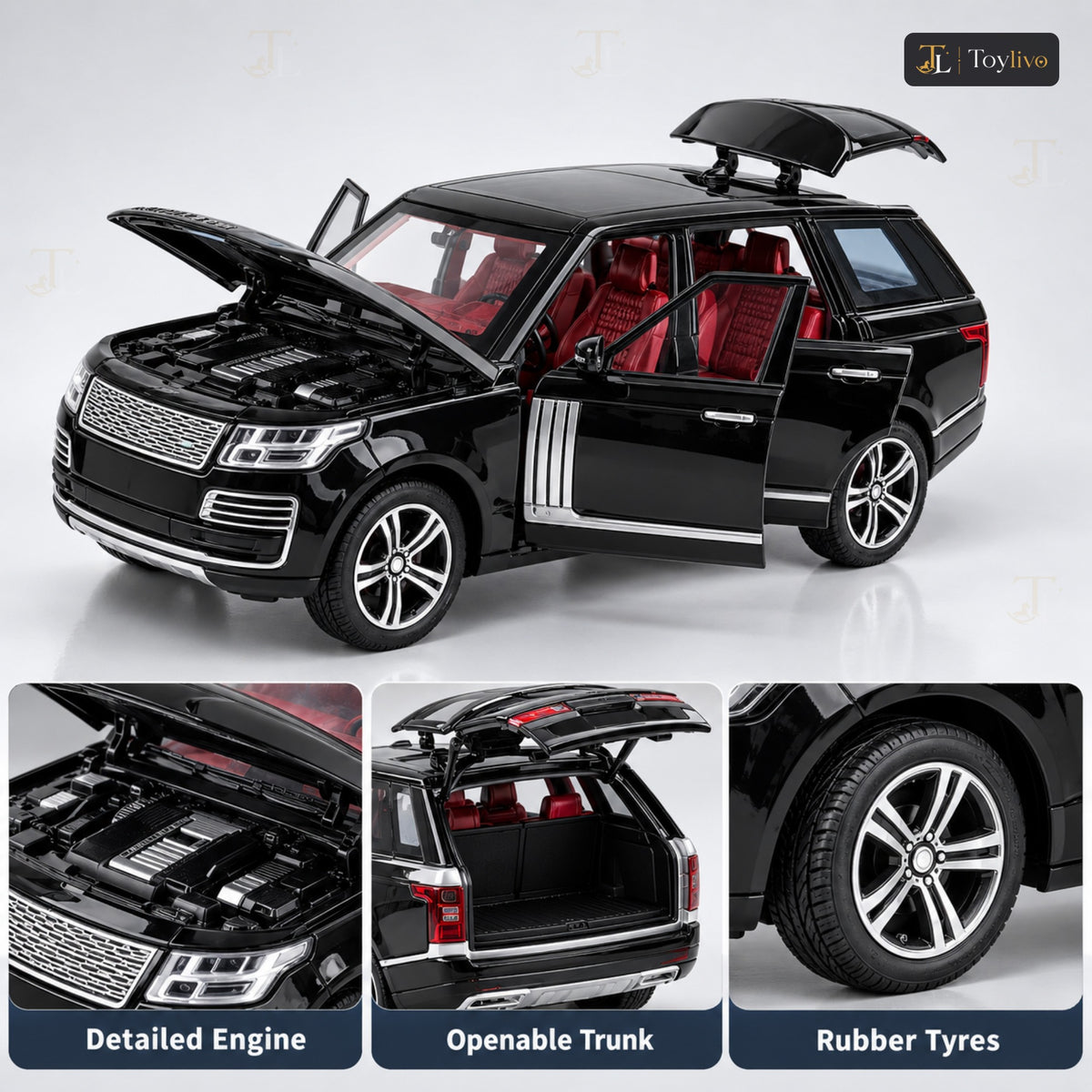 1:32 die-cast Range Rover SUV model – features