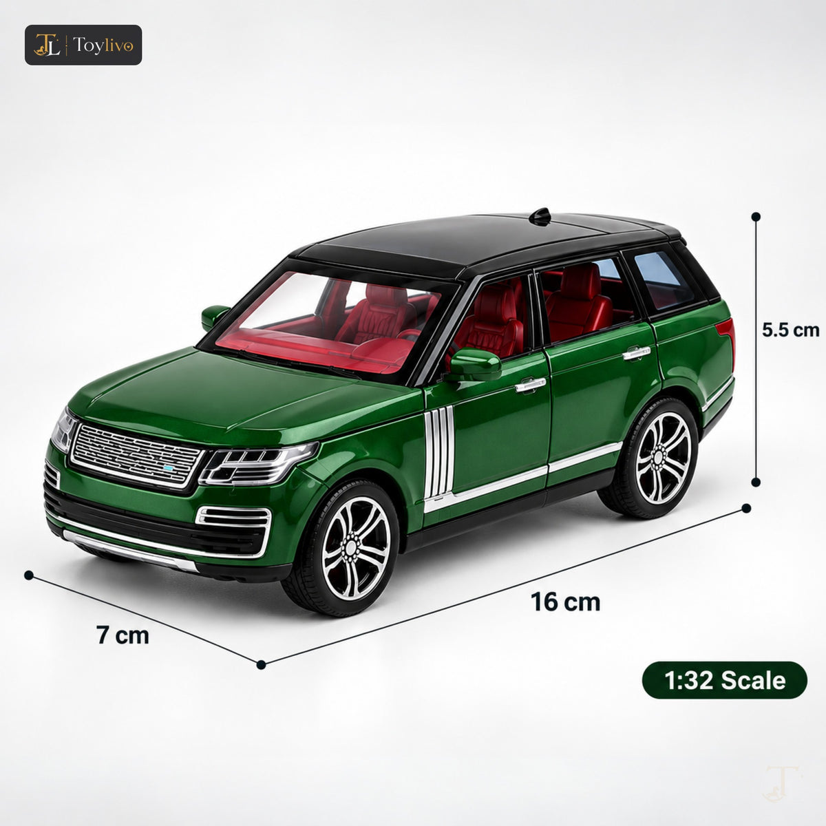 1:32 Die-Cast Range Rover SUV Model – features