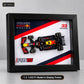 1:43 die-cast F1 car model with display frame – features