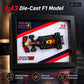1:43 die-cast F1 car model with display frame – features