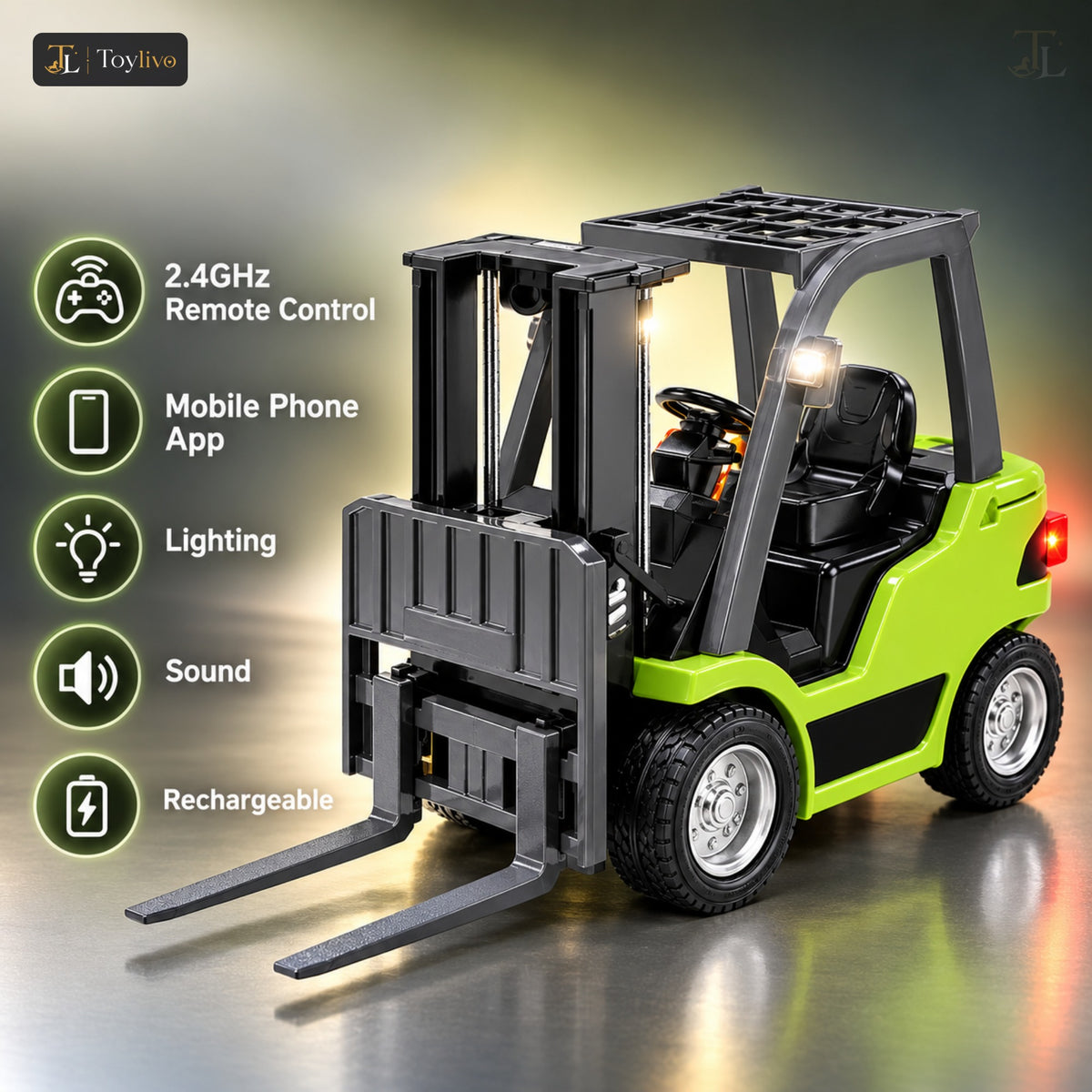 2.4GHz Remote Control Mini Forklift – features