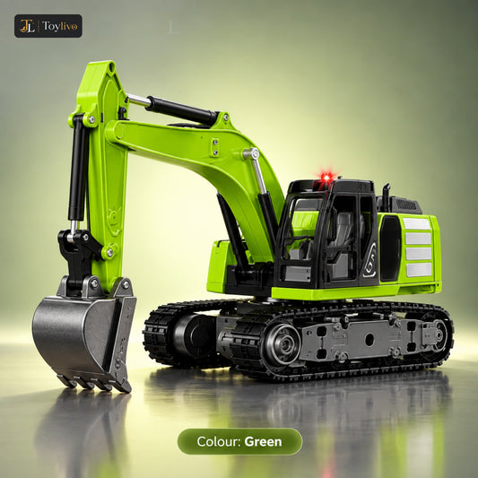 2.4GHz Remote Control Mini Excavator – green