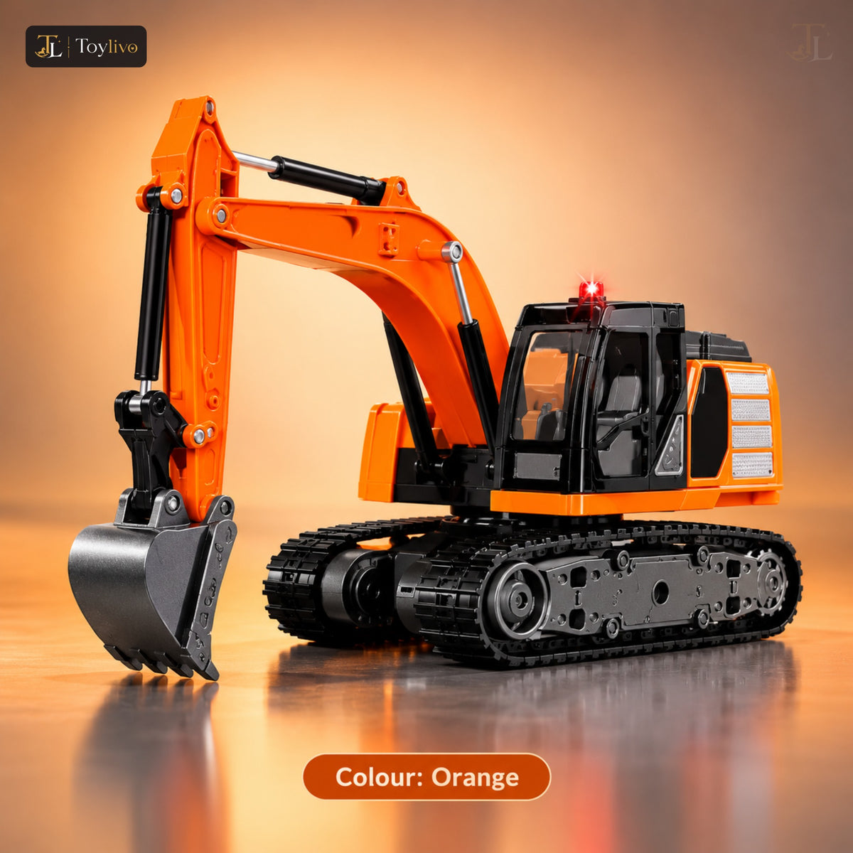 2.4GHz Remote Control Mini Excavator – orange