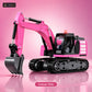 2.4GHz Remote Control Mini Excavator – pink