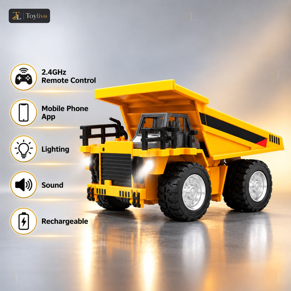 2.4GHz Remote Control Mini Dump Truck – features