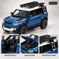 1:32 die-cast off-road SUV model – blue – Details and close-ups