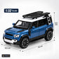 1:32 die-cast off-road SUV model – blue – Size