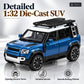 1:32 die-cast off-road SUV model – blue – Benefits