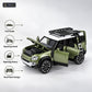 1:32 die-cast off-road SUV model – green – Key features