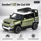 1:32 die-cast off-road SUV model – green – Benefits