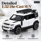 1:32 die-cast off-road SUV model – white – Benefits