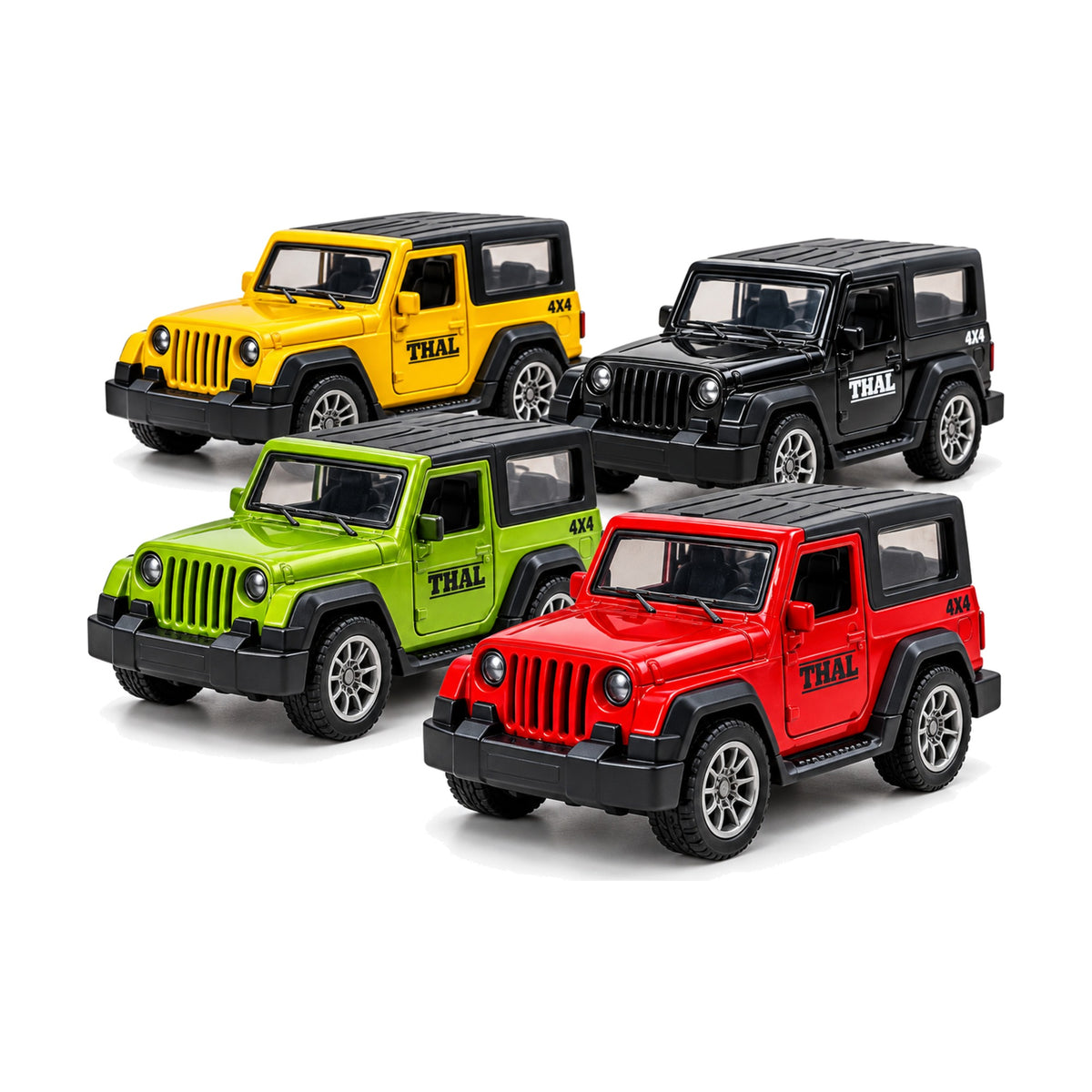 1:36 die-cast pull-back off-road model – all colours – Main image