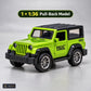 1:36 die-cast pull-back off-road model – green – Size / what is included