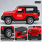 1:36 die-cast pull-back off-road model – red – Details and close-ups